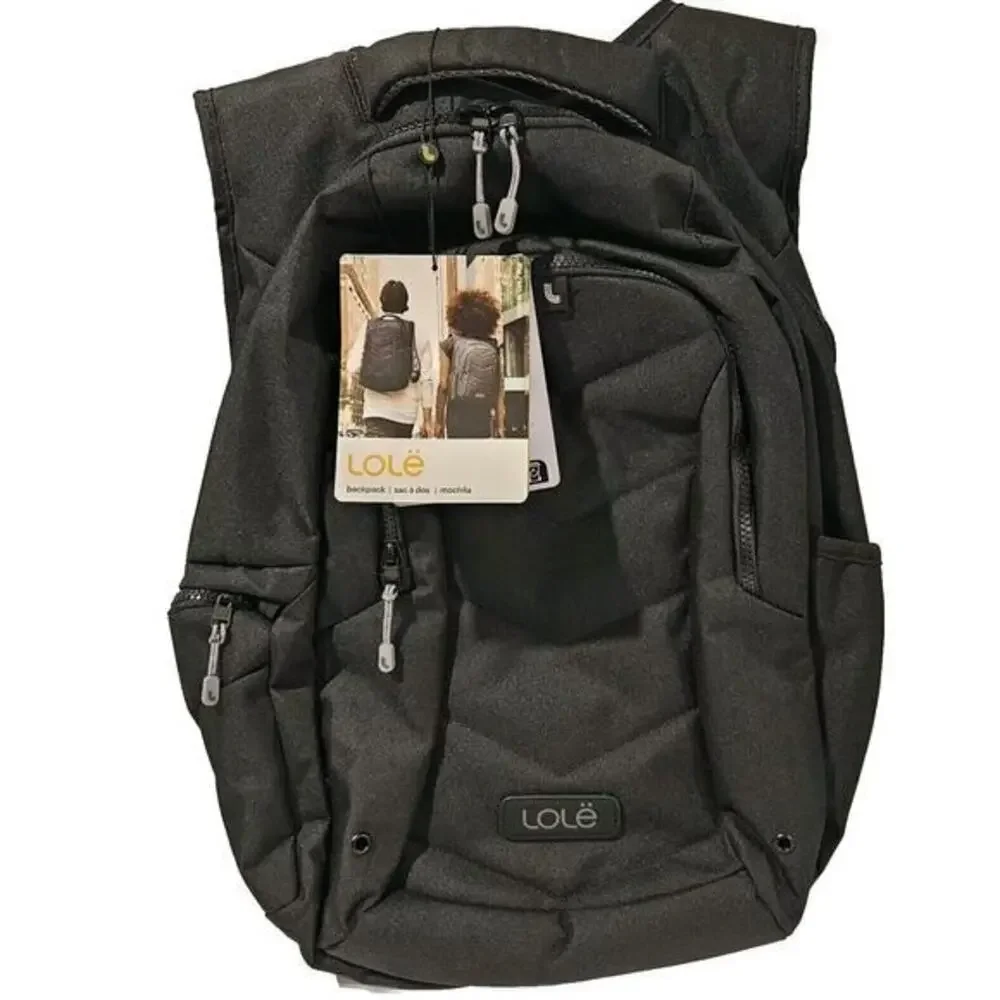 Lolë Quilted Nylon Backpack‎ / Black/ New
